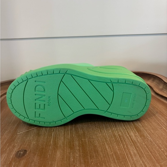 FENDI Nappa Fashion Show Platform 140mm Slide Sandals 39.5 - Picture 14 of 15